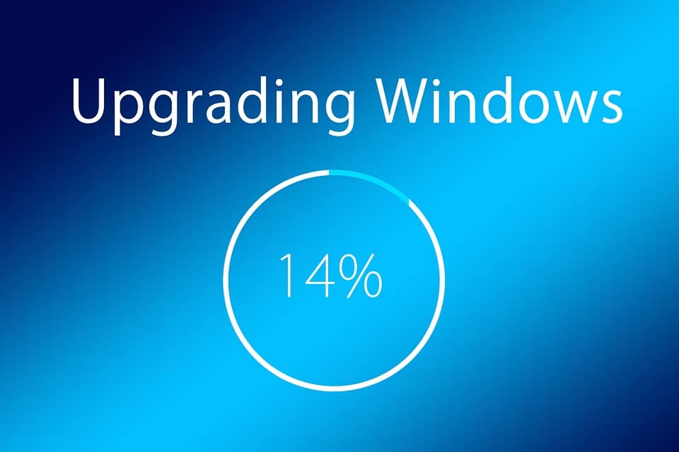 Upgrading windows on computer