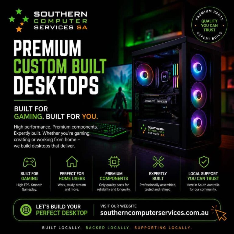 Premium custom built desktop service