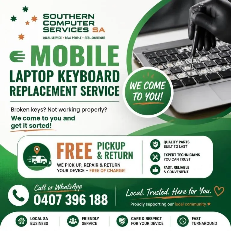 Keyboard replacement service advertisement