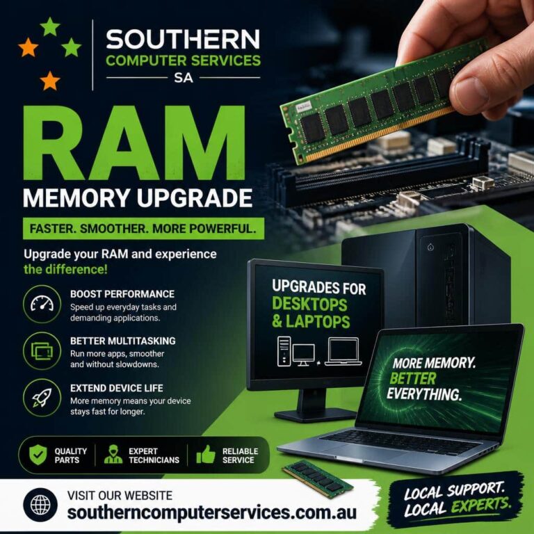 ram memory upgrade service advertisement