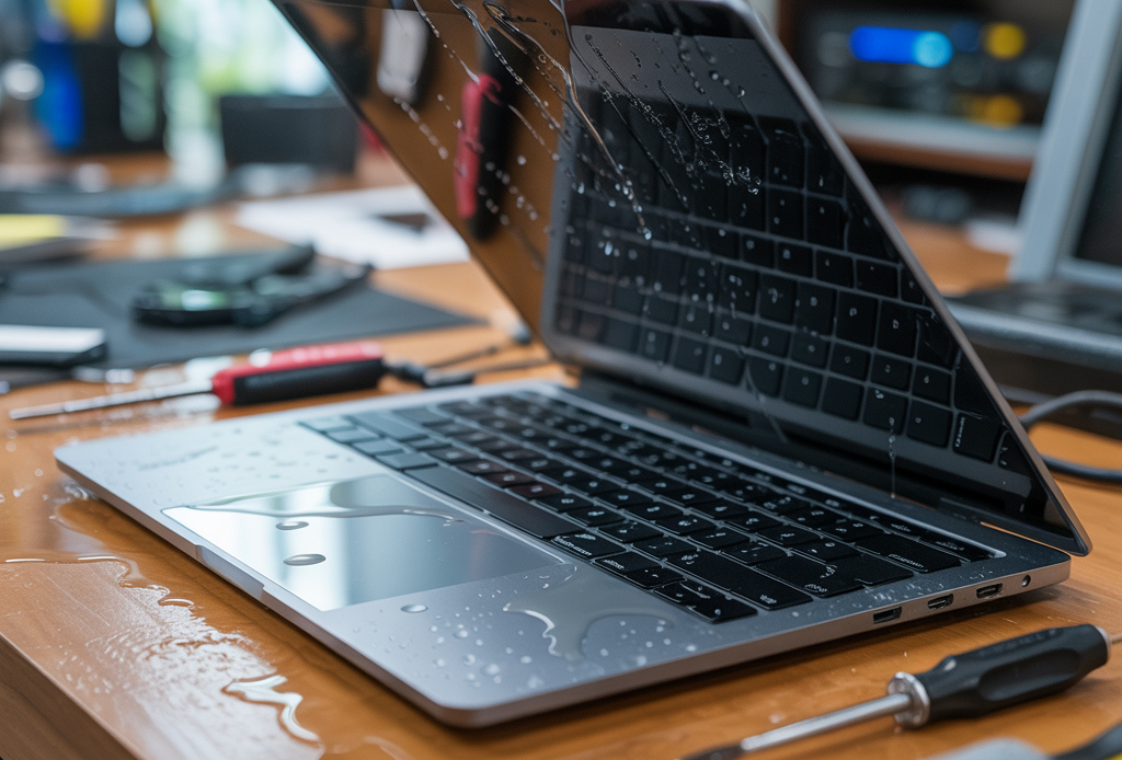 laptop water damage