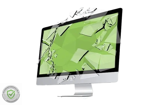 cracked laptop screen image