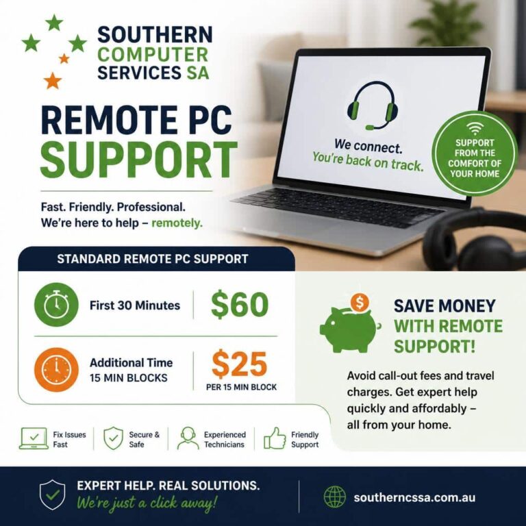 remote pc support advertisement