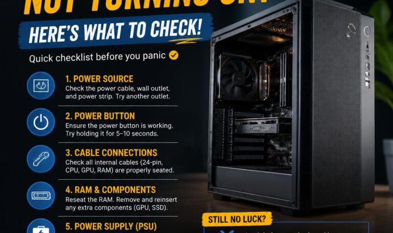 computer not turning on help article image