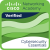 Cisco Cyber Security course completion badge