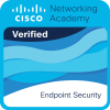 Cisco Endpoint Security course completion badge